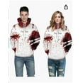 thumbnail image 3 of Haut Unisexe Hommes Femmes Chandail Imprimé Graphique 3D Mode Hip Hop Chandails à Capuchon, 3 of 4