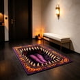 thumbnail image 5 of Zynviq Mouth Area Rugs Halloween 15.7" X 23.6" Throw Rug Polyester Washable Rectangular Multicolor Small Rug for Kitchen, 5 of 6