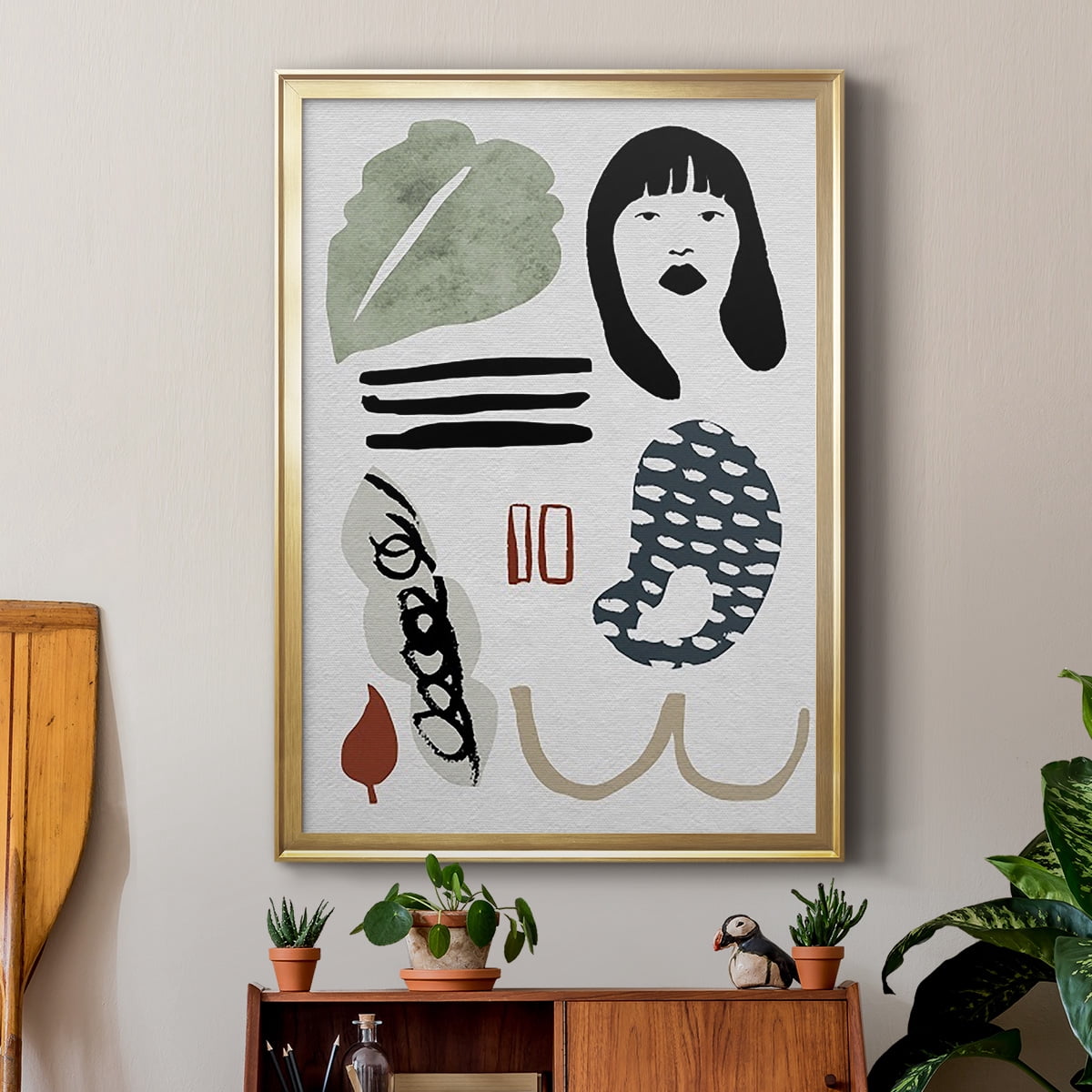 Collected Mindfulness II Premium Framed Print, in Gold, Black, or Silver - Ready to Hang