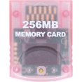 thumbnail image 2 of Mcbazel 256MB Memory Card for Gamecube and Wii Console - High Capacity Save Data Storage with 2-Page Switch System - Pink, 2 of 7