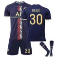thumbnail image 2 of Azul Messi 3022-23 Adultos Niños Entrenamiento de fútbol Camiseta de fútbol Conjunto de camiseta de fútbol esquí esquí Gafas de esquí, 2 of 3