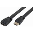 thumbnail image 1 of PRO SIGNAL High Speed HDMI Lead Male to Female Extension Low Profile, 3m Black, 1 of 1