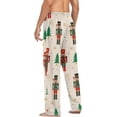 thumbnail image 5 of GZHJMY Christmas Nutcracker Pajama Pants for Men, Lounge Pants Lightweight Men Pajama Bottoms with Drawstring Pockets, Christmas New Year Birthday Gifts, Medium, 5 of 6