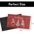 thumbnail image 6 of Valentine''s Day Doormat Red Truck Welcome Door Mats Rose Flower Decorative Mat Indoor Outdoor Non Slip Floor Mats 30x17 Inch, 6 of 6