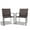 Gray, variant on MEISSALIVVE 3 Pieces Outdoor Patio Furniture Set, Small Wicker Bistro Conversation Set for Porch and Balcony, All Weather PE Rattan Chairs with Table, Backyard Garden Furniture (Blue)