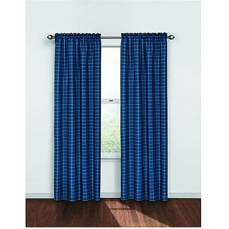 Eclipse Kids Plaid Blackout Thermal Window Panel