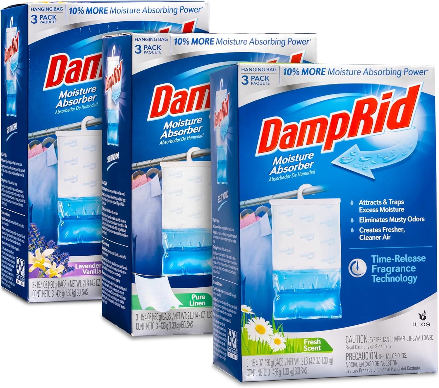 DampRid Large High Capacity Hanging Moisture Absorber, Fragrance