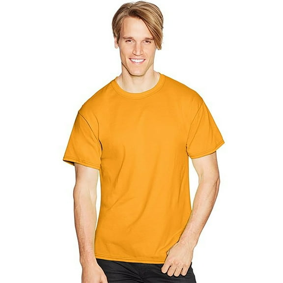 Hanes Comfortblend&Reg; Ecosmart&Reg; Crewneck Men's T-Shirt , 5170 , Gold , X-Large