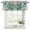 DarkCyan, variant on Coastal Teal Starfish Curtain Valances for Windows, Kitchen Valance Window Treatments Panel 2 Pack, Summer Ocean Beach Shell Pine Leaf Rod Pocket Short Curtains for Bathroom Bedroom 54 x 18 Inch