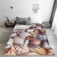 thumbnail image 5 of Balery Sea Shells Manta de Felpa Suave y Acogedora – Cobija de Franela Aterciopelada para Cama, Lavable y Cálida para Sofá, Mascotas, Transpirable-80"x60", 5 of 7