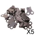 thumbnail image 1 of 5x 20 juegos de mosquetones de metal Soledad cordones hebillas 1,6 × 1,5 cm 20 piezas, 1 of 7