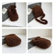 thumbnail image 4 of Bolso peludo para mujeres | Bolso grande de piel sintética y suave | Diseño de orejas de conejo adorables | Bandolera de invierno | Estilo ligero bajo las axilas | Cierre magnético | Bolsillo del, 4 of 9