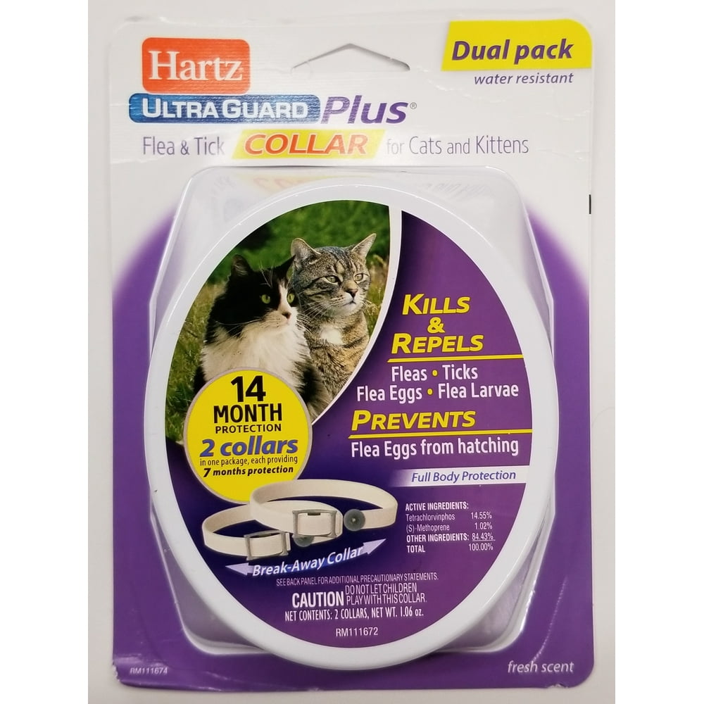 Hartz UltraGuard Plus Flea & Tick Collar for Cats and Kittens, 7 months