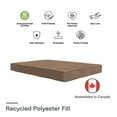 thumbnail image 1 of DHP Caden 8 Inch Poly Filled Futon Mattress, Full Size, 1 of 6