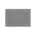 thumbnail image 3 of Better Trends 17" x 24" Premium Bathroom Rugs 100% Cotton Soft Reversible Tufted Bath Mat Water Absorbent Bath Rug Ideal for Bathroom Shower and Tub Use (Gray) Edge Collection, 3 of 6