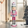 thumbnail image 3 of Nutcracker Figurine,Wooden Nutcracker Soldier Figurine Ornament,35cm Nutcracker Puppet Statue Desktop Decoration,Soldier Wood Nutcracker Sculpture Gift,Wooden Nutcracker Soldier Doll Macarena Figura cascanueces, 3 of 7