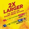 thumbnail image 2 of Slim Jim Monster Smoked Meat Sticks, Honey BBQ Flavor, High Protein, 1.94 oz., 2 of 8