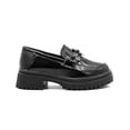 thumbnail image 1 of Zapato Mocasín Escolar Yuyin Para Niña Formal Antiderrapante negro 19.5, 1 of 6