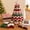 Candy Star, variant on DIY Quilted Santa Christmas Tree Kit, Fabric Patchwork Set, Handmade | Holiday Tabletop Decor, Layered Ornament, Sewing Craft for Adults, Snowman Tree, Charming Quilting Gift(Candy Star)