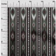 thumbnail image 1 of oneOone Georgette Viscose Fabric Stripe & Geometric Ikat Printed Craft Fabric BTY 42 Inch Wide, 1 of 1