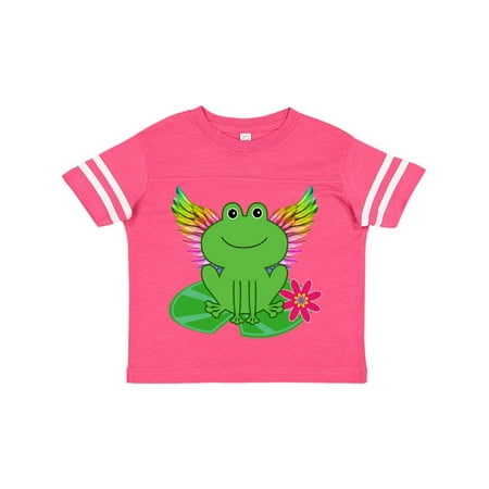 

Inktastic Frog Lily Pad Wings Gift Toddler Toddler Girl T-Shirt