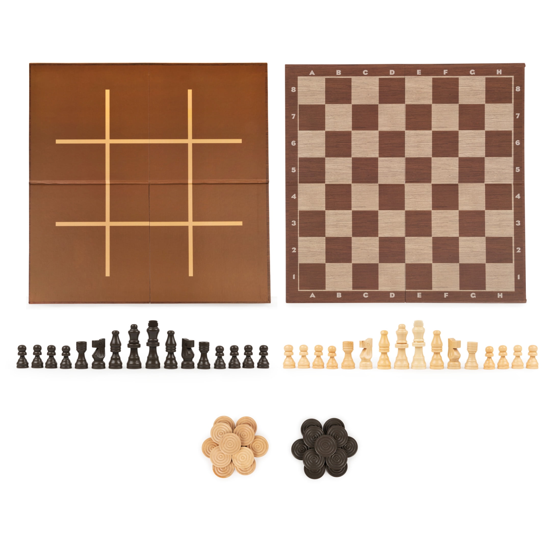 Spin Master Games, Chess Checkers and Tic-Tac-Toe Set, for Ages 6 and Up - Walmart.com Spin Master Games, Chess Checkers and Tic-Tac-Toe Set, for Ages 6 and Up - Walmart.com