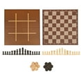 thumbnail image 3 of Spin Master Games, Chess Checkers and Tic-Tac-Toe Set, for Ages 6 and up, 3 of 10