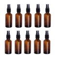thumbnail image 1 of 8 botellas de vidrio vacías de 50 ml para aceites esenciales, pulverizadores líquidos, rellenables., 1 of 6