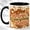 Black, variant on Coffee First Everything Later Mug, Cute Coffee Quote Cup, 3D Typography Floral Design, Morning Motivation Gift, Ceramic 11 Oz Mug