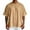 Gold, variant on Men's Drop Shoulder T-Shirt, Cotton Blend Baggy Fit Short Sleeve Crewneck, Basic Plain Tee (Gold,S)