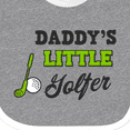 thumbnail image 4 of Inktastic Daddys Little Golfer with Golf Club and Ball Boys or Girls Baby Bib, 4 of 4