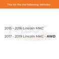 thumbnail image 2 of MAX Advanced Brakes - Brake Kit For 2015-2019 Lincoln MKC| Carbon Ceramic Brake Pad and Rotor Kit Front and Rear| Daily Driving OE Replacement Brake Rotors, 2 of 9