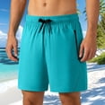 thumbnail image 2 of Kojanyu Men's Athletic Shorts Quick Dry Running Shorts with Drawstring 85 Nylon 15 Spandex Gym Workout Beach Casual Shorts XS to XXL, 2 of 10