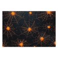 thumbnail image 2 of Halloween Spider Bat Spooky Table Mats Set of 4 12x18in Inch Seasonal Fall Holiday Place Mat Washable Anti-Skid Table Mats for Halloween Dining Table Accessories, 2 of 7