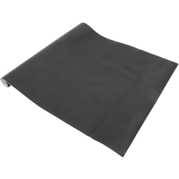 BESTYASH Black PVC Chalkboard Wallpaper Stick and Peel for Daily Use Interactive Black Board Stickers 17.7x78.7 Inches