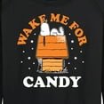 thumbnail image 3 of Peanuts - Wake Me For Candy - Women's Lightweight French Terry Long Sleeve Shirt, 3 of 6