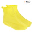 thumbnail image 4 of Unique Bargains Surchaussures Pliables Réutilisables en Silicone 30x22cm Imperméables, Jaune, 4 of 7