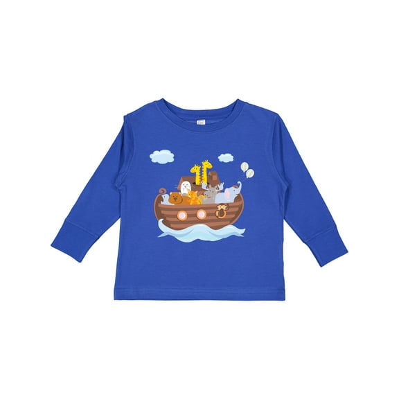 Inktastic Animals Ark Boys or Girls Long Sleeve Toddler T-Shirt