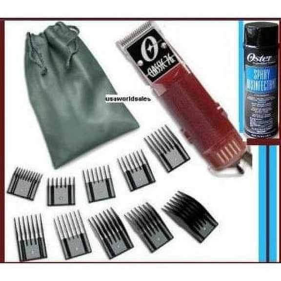 Oster Classic 76   10 piece Comb set   Disinfectant