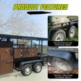 thumbnail image 5 of Kojem Trailer Fenders Steel 14 Gauge Diamond Tread Plate Tandem Axle 72-7/8"x10-1/4"x13" (Fit 13"-15" Tires) 2 Pcs, 5 of 9