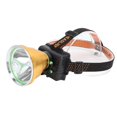 thumbnail image 2 of LED Headlamp Aluminum Alloy Rechargeable Super Bright Head Mounted White Light Flashlight for Outdoor Hiking Camping Fishing Golden, 2 of 5