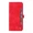 Red, variant on For Samsung A50 flip phone case, premium skin texture leather, retro button closure wallet phone case flip stand, with 4 card slots phone case