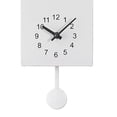 thumbnail image 4 of Reloj de pared silencioso de dos brazos con función de barrido y función de cuco para mesita de noche Blanco, 4 of 8