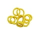 thumbnail image 4 of Sonducket 20 piezas de anillos para el cabello, sin costuras, de alta elasticidad, decorativos, sin enganches, para coletas, para mujeres y Amarillo 10piezas, 4 of 6