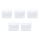 thumbnail image 2 of Estuche transparente para esponja de maquillaje BuyWeekMX 5 piezas Caja de almacenamiento de plástico, 2 of 9