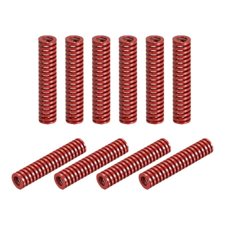 

Die Spring 10 Pack 16mm OD 75mm Long Spiral Stamping Medium Load Die Springs Red