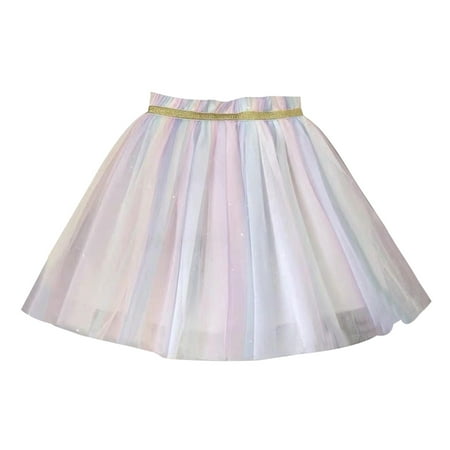 

ASFGIMUJ Little Girl Dresses S Skirt New Spring And Autumn Puffy Skirt Little Princess Skirt Western Fashion Skirt Girls Pageant Dresses Size 4 Years—5 Years