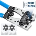 thumbnail image 2 of Herramienta para engarzar cables de batería Tivorex para AWG 8-1/0, 2 of 8