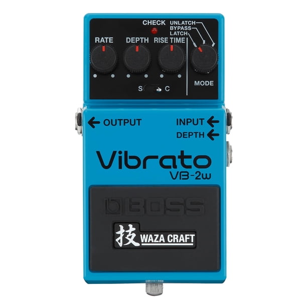 Pedal de efectos de guitarra BOSS VB-2W Vibrato Waza Craft Premium