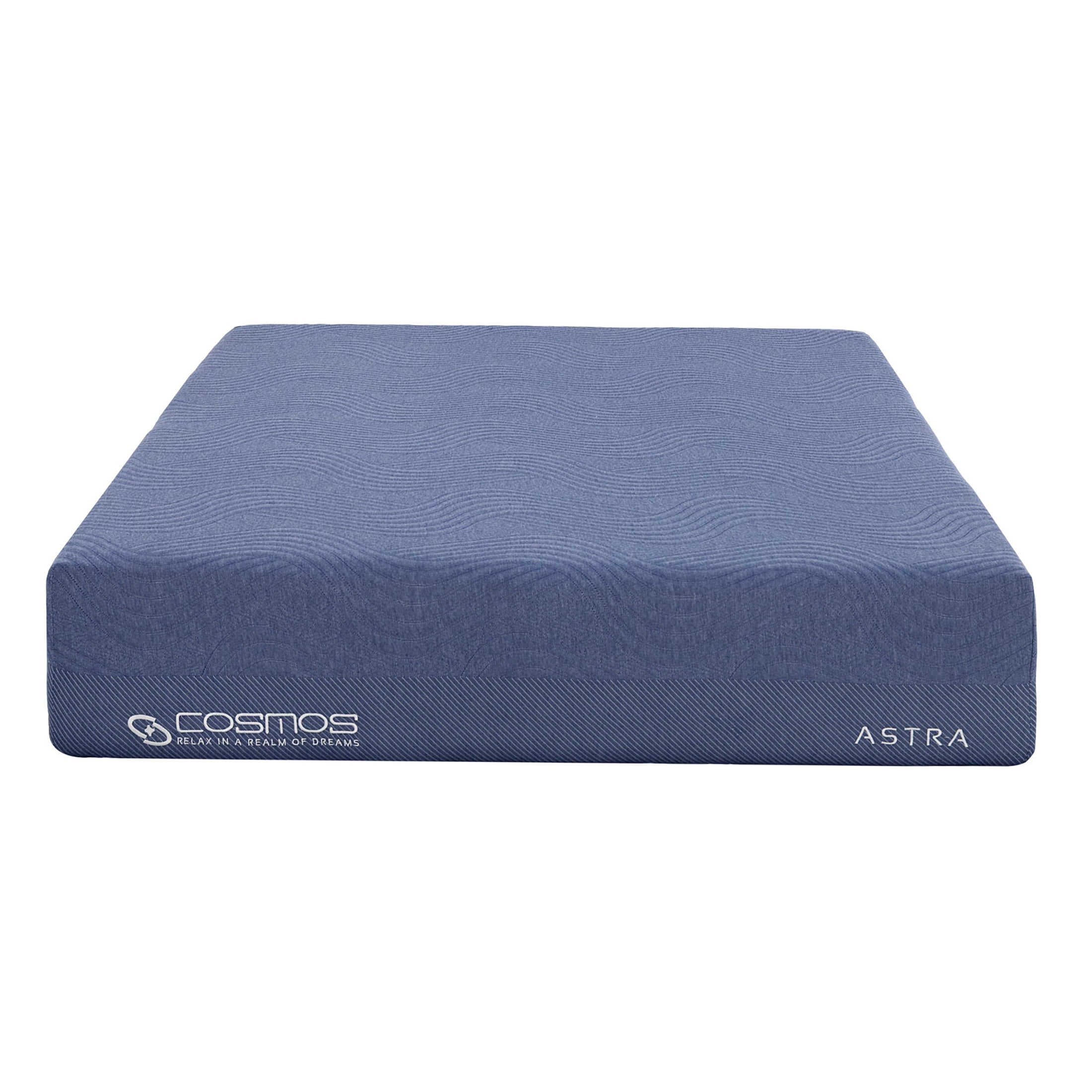 JERFIT 12 Inch King Size Mattress, Blue-Gray Memory Foam Bed in a Box, Medium Soft Feel with CertiPUR-US Certified Foam for Support Pressure Relief